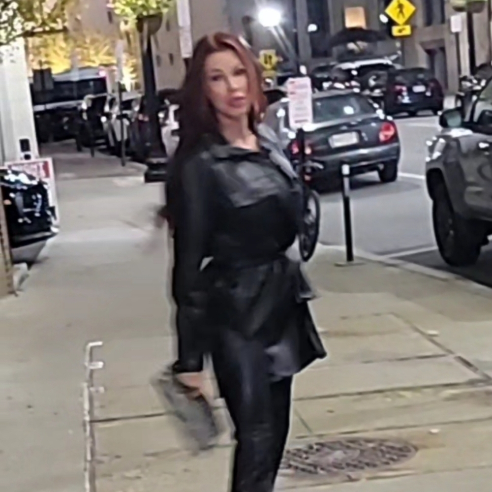 Vegan leather shirt dress/ over coat - Picture 10 of 12